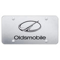 Brushed Stainless Steel License Plate - Officially Licensed for Oldsmobile