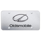 Brushed Stainless Steel License Plate - Officially Licensed for Oldsmobile