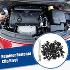 25 Pcs Push Type Rivet Retainer Fastener for Dodge Honda 