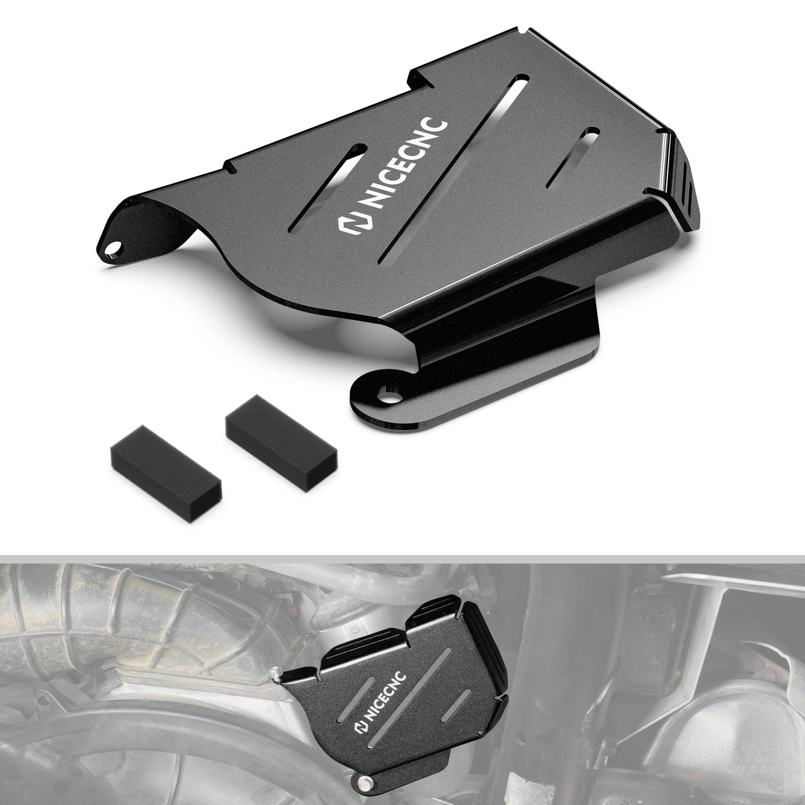 Throttle Body Guard Cover for Polaris RZR XP Turbo (2016–2018)