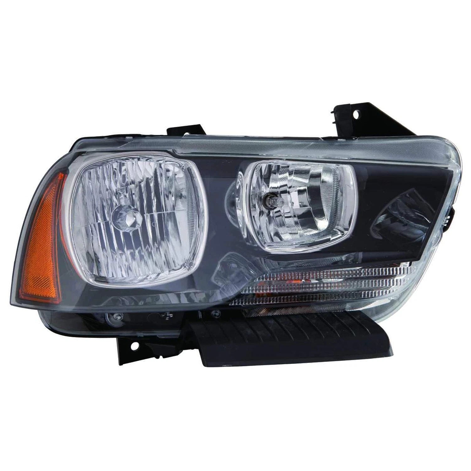 Replacement Passenger Side Halogen Head Light Assembly for 2011-14 Dodge Charger