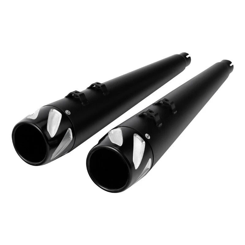 4" Slip-On Megaphone Mufflers for Harley Electra Glide (1995–2016)
