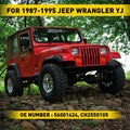 Smoked LED Front Bumper Fender Marker Side Lights for Jeep Wrangler YJ (1987–1995)