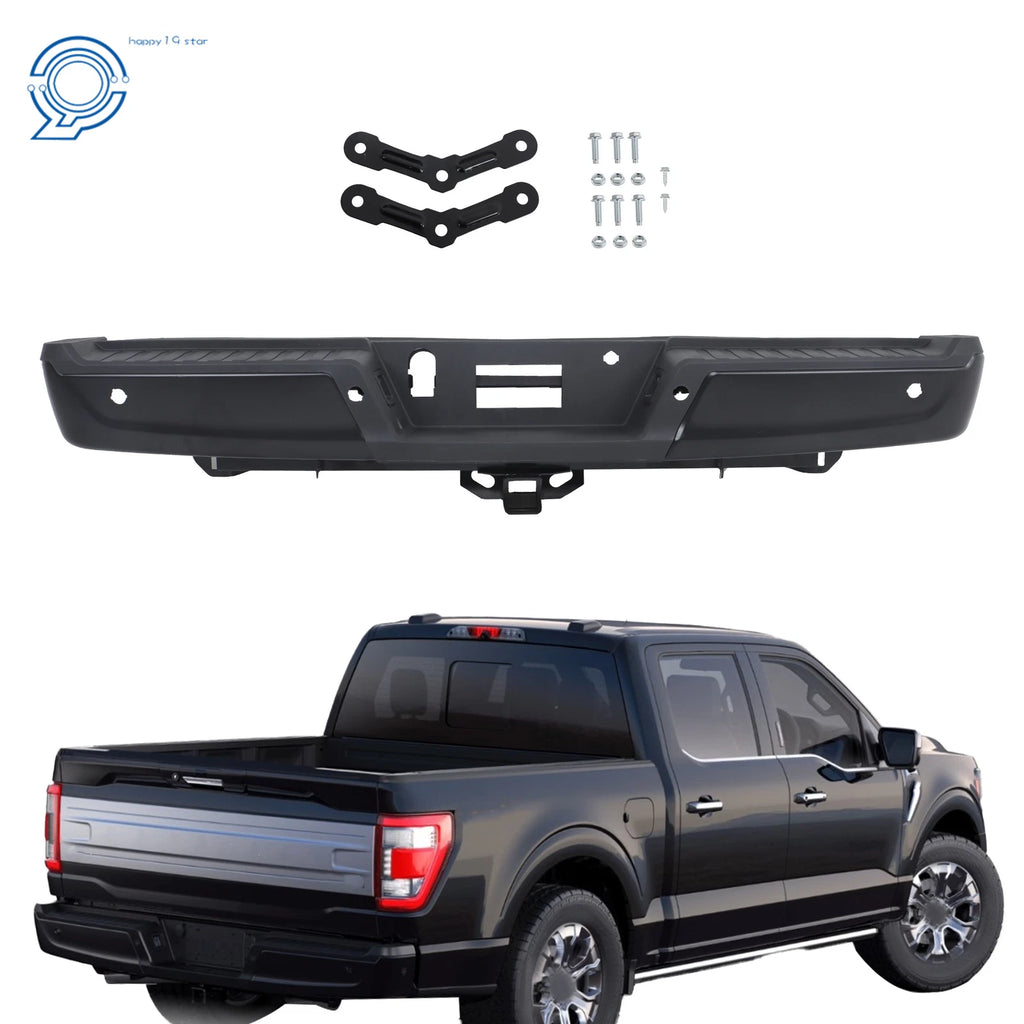 Complete Rear Bumper Assembly for Ford F-150 (2021–2023) W/ Sensor Holes
