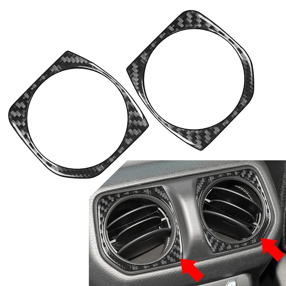 Rear AC Air Vent Outlet Cover Trim for Jeep Wrangler JL JLU Gladiator JT (2018–2023)