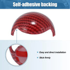 2pcs Gear Shift Knob Cover for Ford Mustang (2015–2022) Red