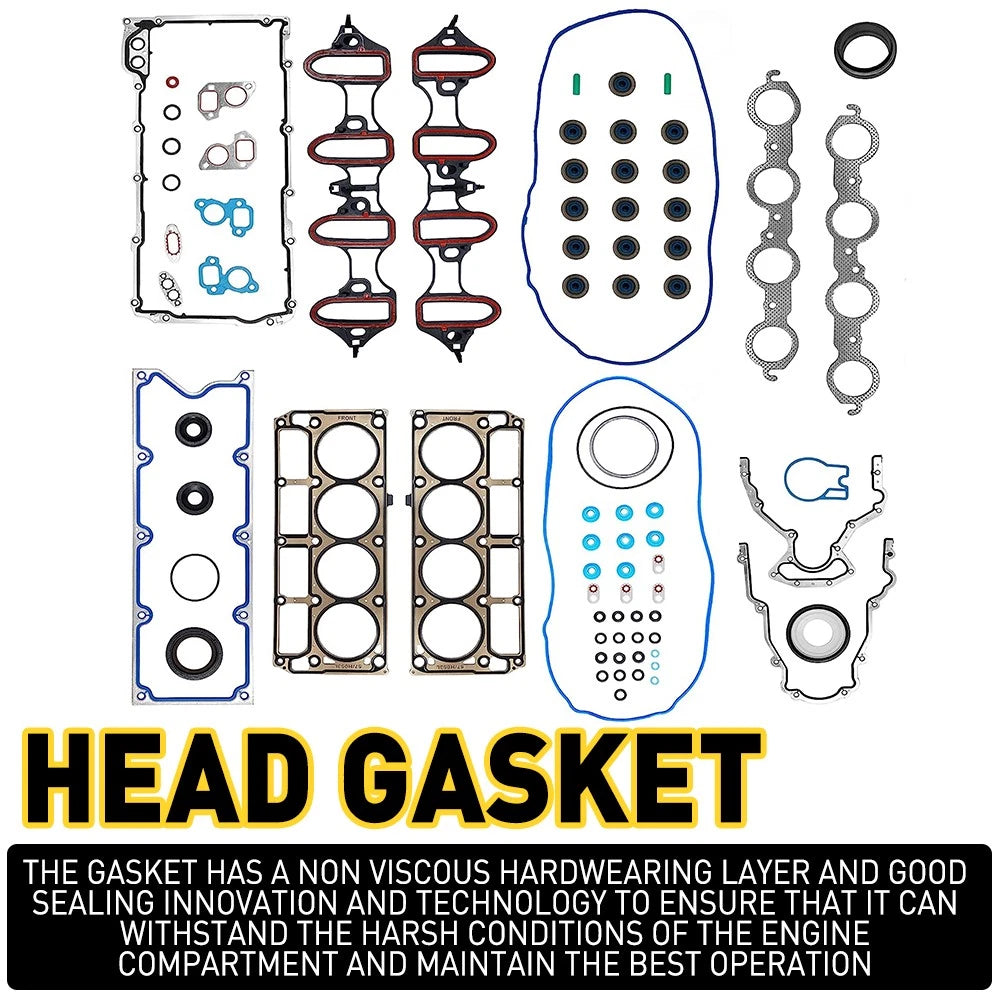 Full Gasket Set for Chevy Silverado 1500, Tahoe, GMC Sierra 1500 (2002–2011)