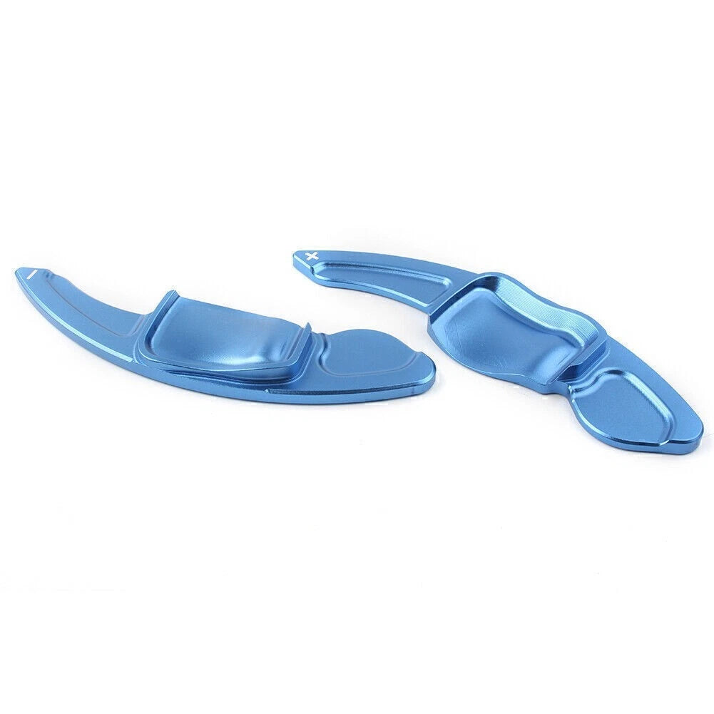 Steering Wheel Shift Paddle Shifter Extensions for VW Golf Jetta MK5 MK6 (2006–2016) Blue