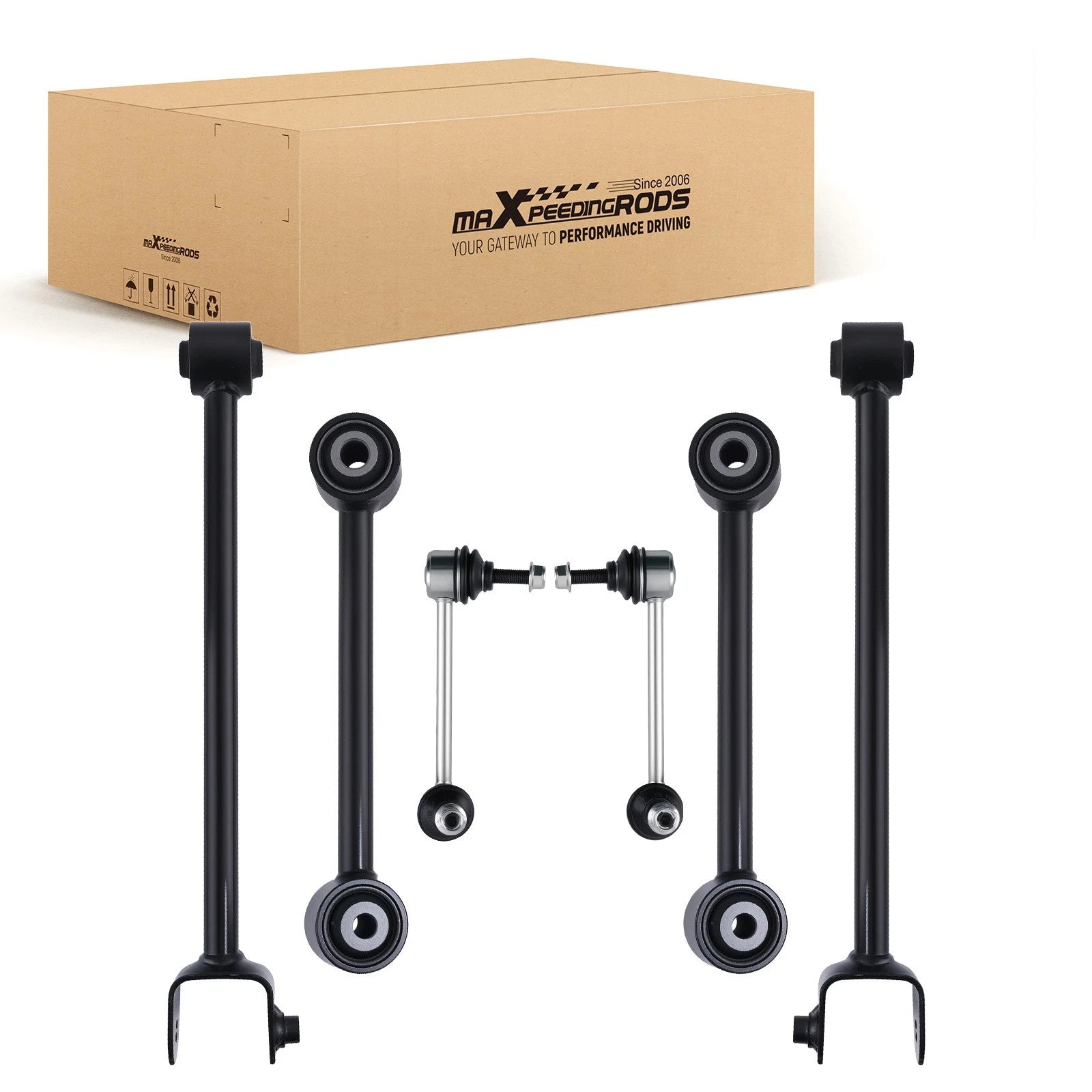 6x Rear Control Arms Sway Bar Links for Honda Accord (2008–2017)