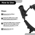 ABS Wheel Speed Sensor Kit for Dodge - 1 x Rear Left/Right ()