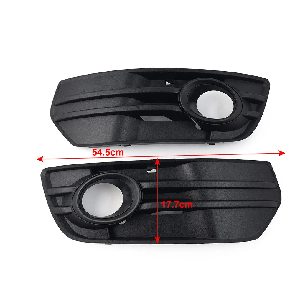 1x Front Lower Bumper Grille Cover with Fog Lamp Hole for Audi Q5 (2009–2012)