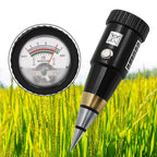 Soil pH Tester for Gardening (Portable, Humidity, Temp, Moisture Meter)