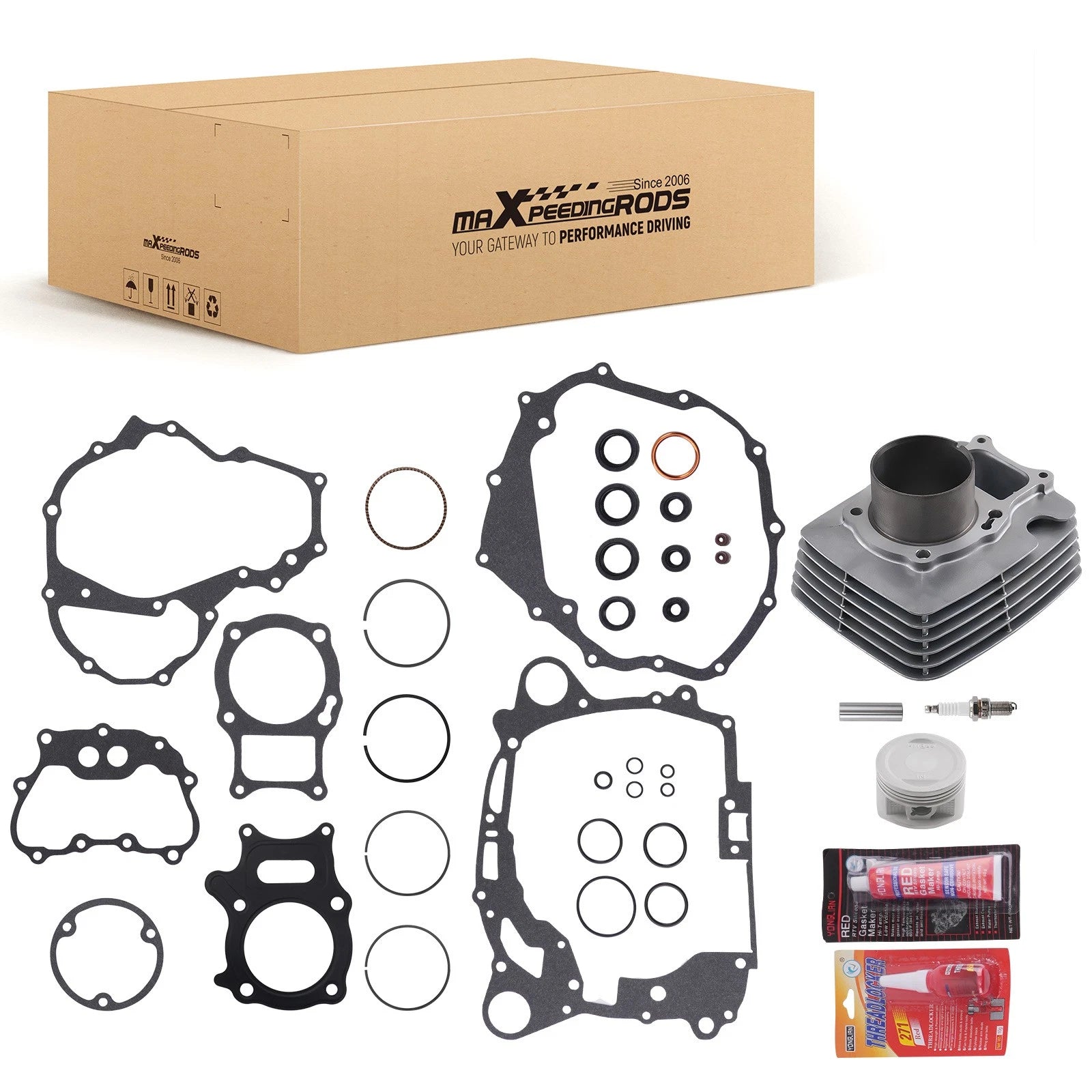 Engine Rebuild Kit for Honda Recon 250 ES TRX250X 2X4 (1997–2024) 13101-HM8-A40