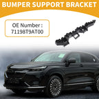 LH Rear Bumper Support Bracket for Honda City Sedan (2014–2016) 1 Pc Black