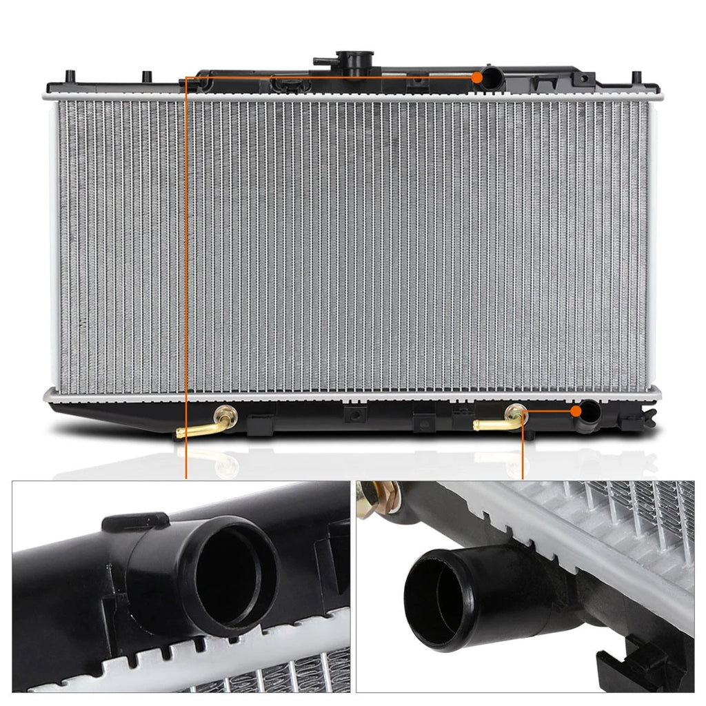 OE Replacement Aluminum Core Radiator for Honda Civic/CRX (1988–1991) DPI-886