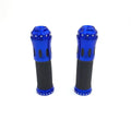 7/8" Blue Non-Slip Rubber Handlebar Grips for Honda CBR600 F4i (2001–2007)