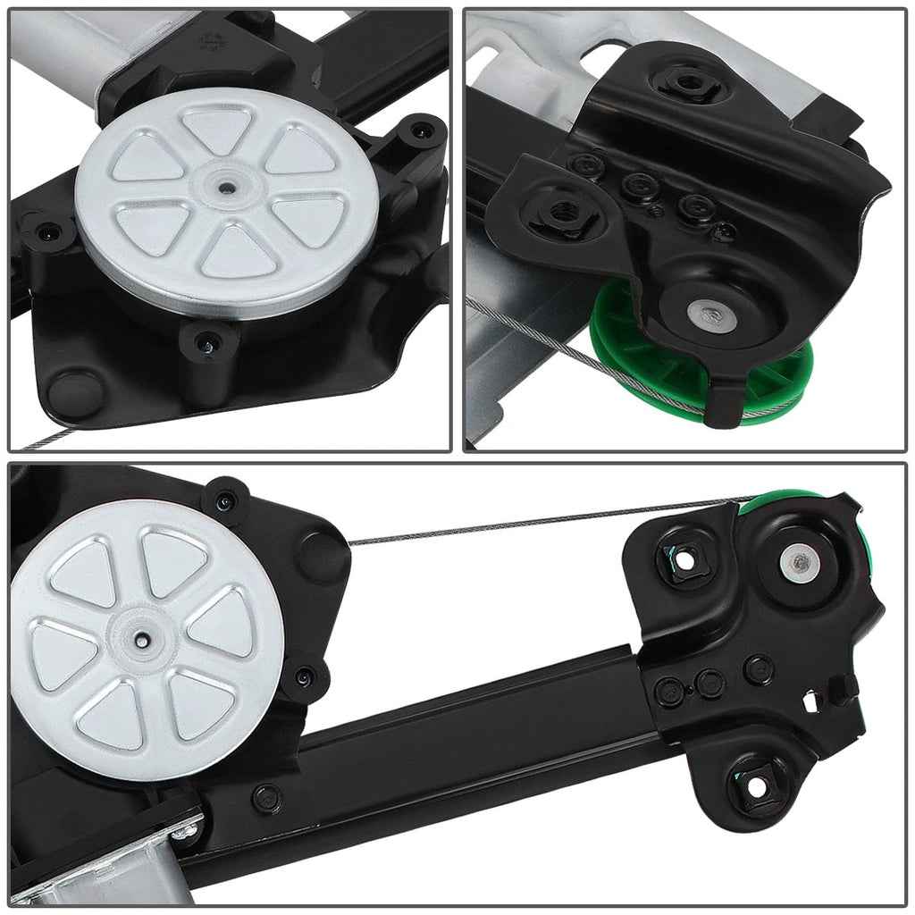 Power Window Regulator w/ Motor for Cadillac CTS (2003–2007) Rear Left