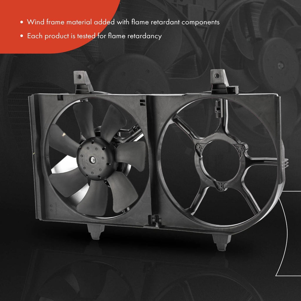 Cooling Fan Assembly with Shroud for Nissan Sentra (2000–2001)