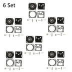 Set of 6 Carburetor Overhaul Rebuild Kits for Zama RB-122 Husqvarna 346XP 350 353