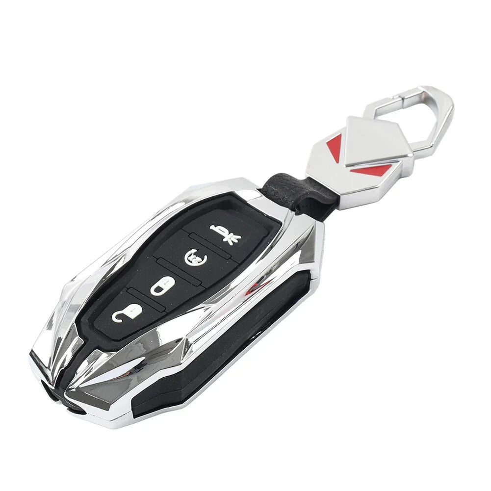 Silver Key Fob Cover Protector Case for Dodge Ram 1500 (2019-2024)
