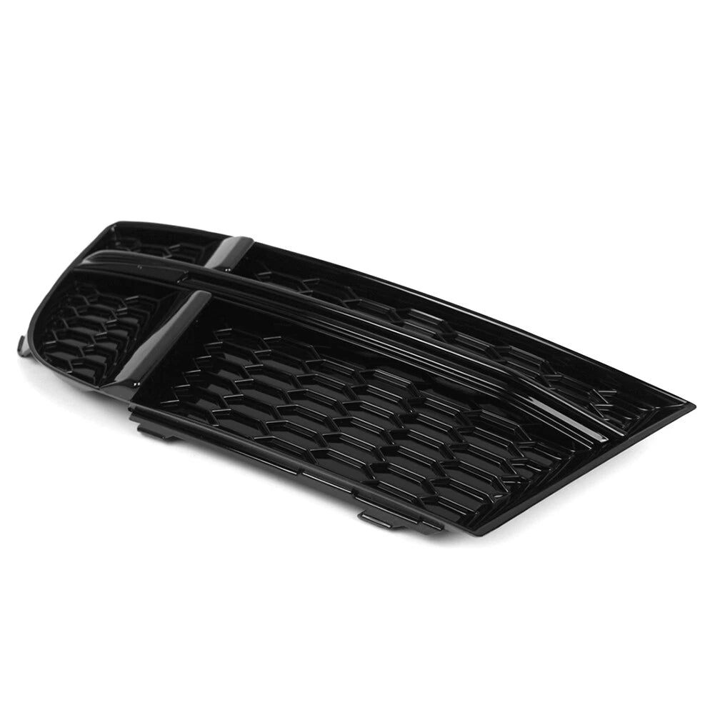 Closed Mesh Honeycomb Front Bumper Fog Light Grille for Audi A3 S3 (2013–2020)