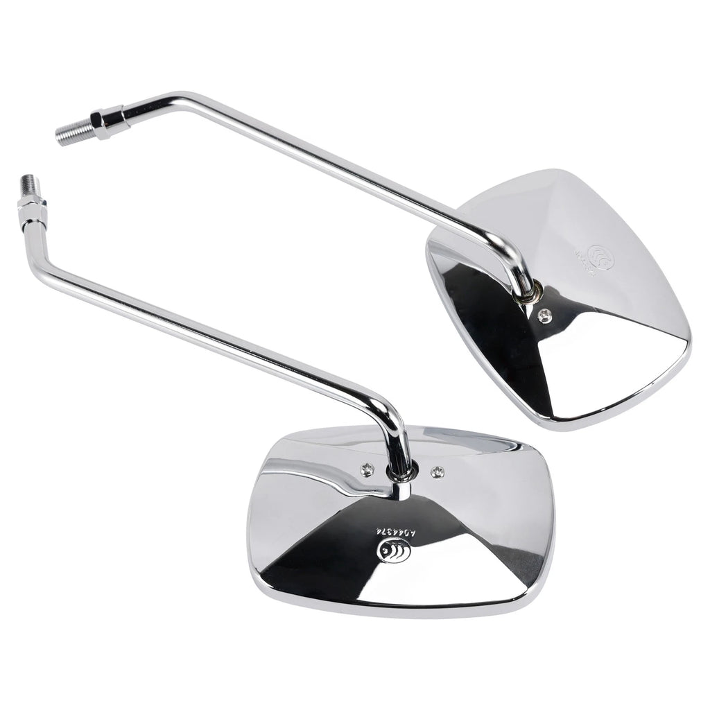 Set of 2 Chrome Rear View Mirrors for Piaggio Beverly 125 250 GT (2004–2008)