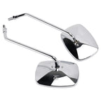 Set of 2 Chrome Rear View Mirrors for Piaggio Beverly 125 250 GT (2004–2008)