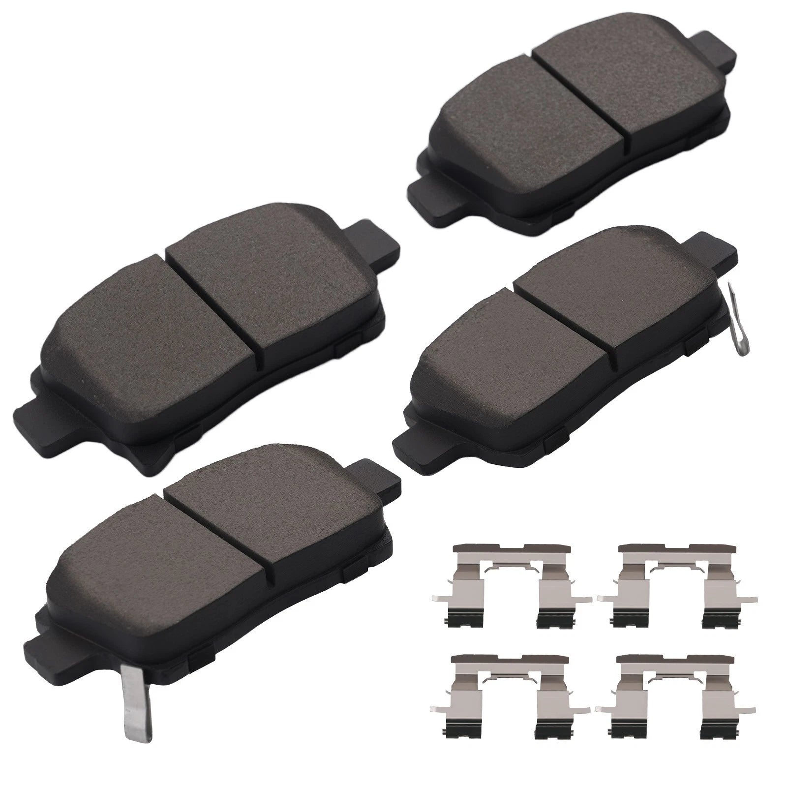 Front Ceramic Brake Pads Kit for Toyota Celica (2000), Echo (2001–2005), Prius (2001–2009)