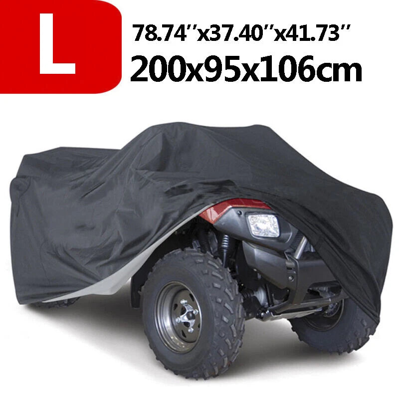 ATV Cover for L/XL/XXL/XXXL (Waterproof UV Rain Dust Protection)