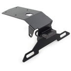 Set of 1 Black License Plate Holder for Kawasaki Ninja H2 SX (2019–2021)
