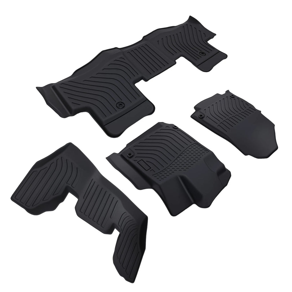 All-Weather Floor Mats for Acura MDX (2022–2025) Black TPE Waterproof