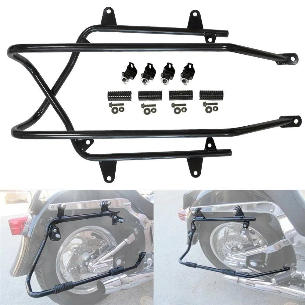 Saddlebag Conversion Bracket for Harley Softail (w/ Hardware)