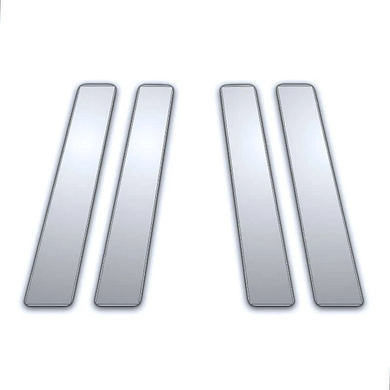 Chrome Pillar Post Covers 4Pc Replacement for Jaguar XJ8 XJ (2003–2009)