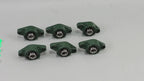 Set of 6 Solid Base Pillow Block Flange Bearings 5/8" Bore