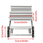 2X Retractable Two Step Platform Steps for RV Camper
