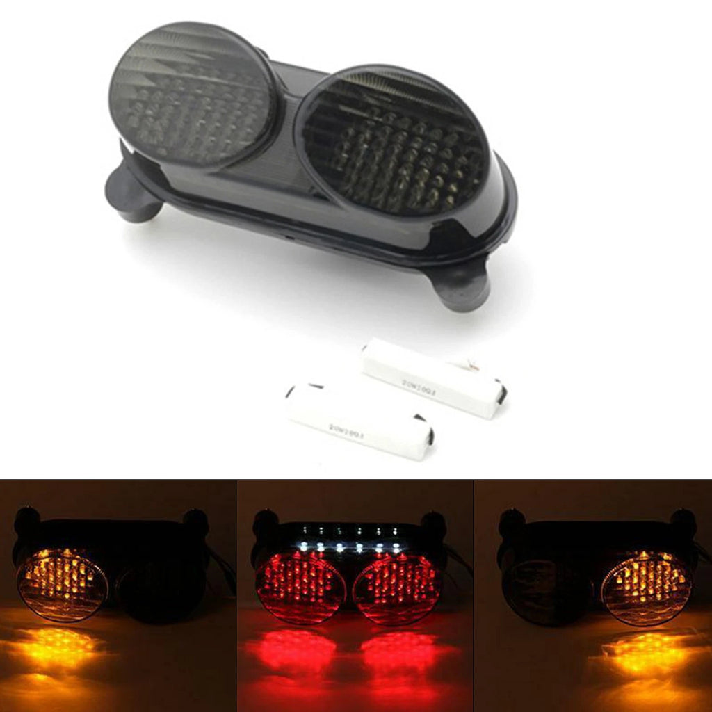 Integrated LED TailLight Turn Signals for Kawasaki ZX6R ZX9R ZX900 ZZR600 (1995–2006)