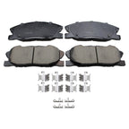 Set of 4 Akebono Performance Front Ceramic Brake Pads for Dodge Charger (2011–2023)