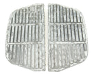 Set of 2 Black Rubber Passenger Floorboard Inserts for Harley Davidson Touring (1986–2005)