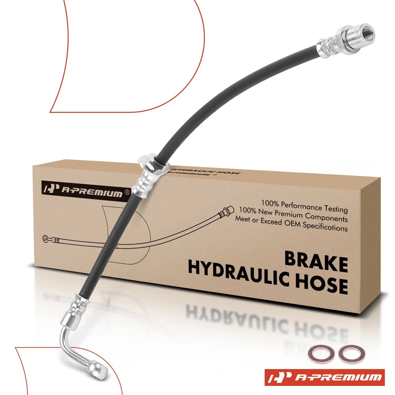 Rear Left Brake Hydraulic Hose for Subaru Impreza (2008)