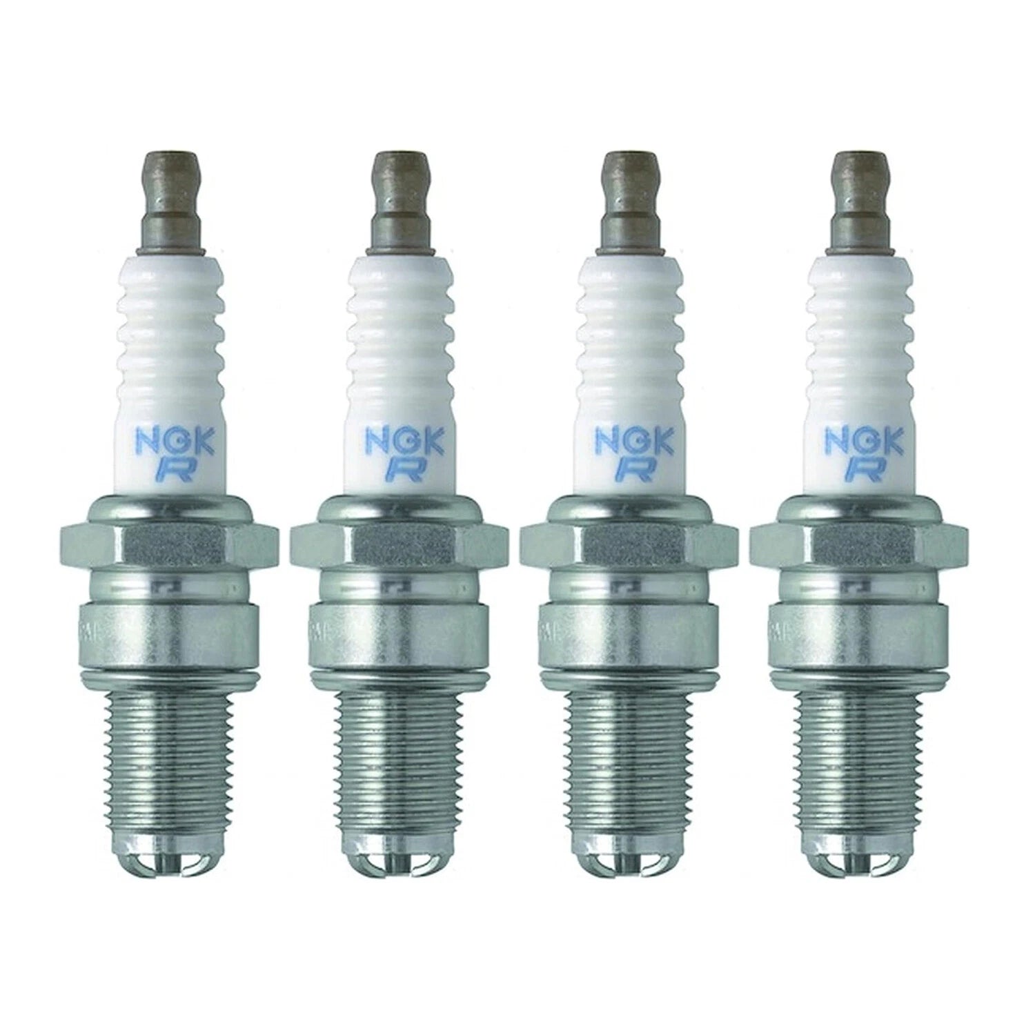 Set of 4 NGK Standard Spark Plugs 6612 for Mazda RX-7 (1980)