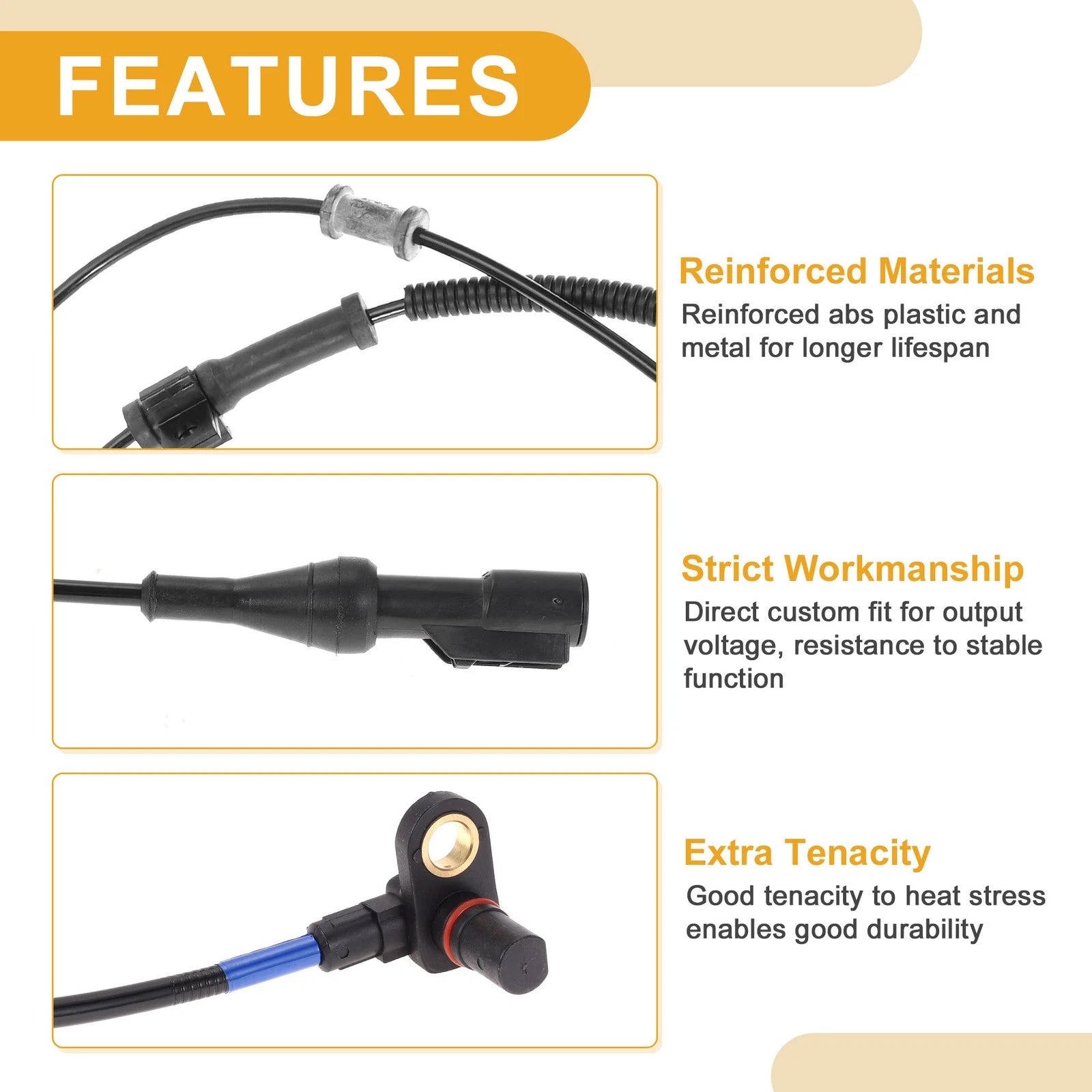 ABS Wheel Speed Sensor No. 5C3Z2C204CA for Ford F-450 Super Duty (2005–2007)