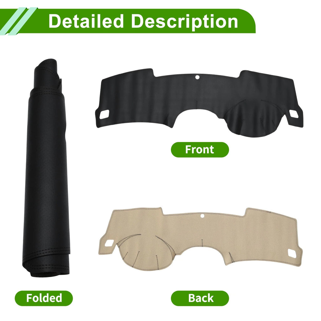 Dashboard Cover for Chevrolet Malibu (2012–2015) Dash Mat Carpet Black