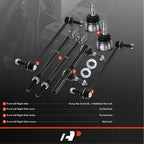 8x Front Sway Bar Links & Tie Rod Ball Joints for Ford Mustang (2005–2010)