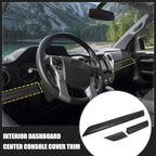 Carbon Fiber Pattern Dashboard Panel Cover for Toyota Tundra (2014–2021)