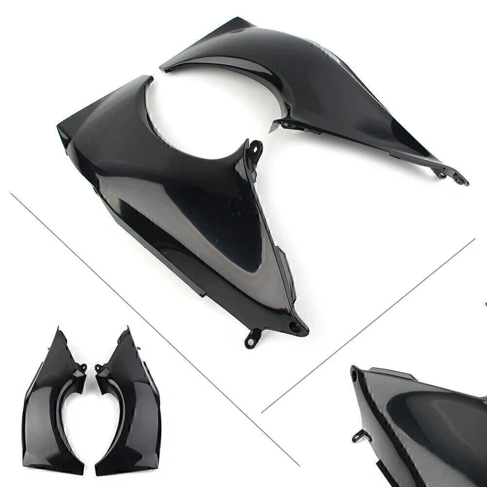 Black ABS Air Duct Tube Covers for Kawasaki ZX12R (2000-2001)