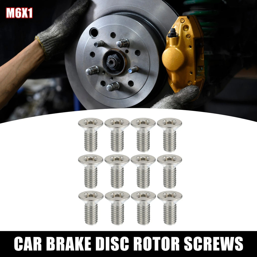12pcs Brake Disc Rotor Screws Bolts Kit 93600-06014-0H for Honda Accord Civic 