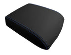 Leather Console Lid Cover for Land Rover Discovery (1995–2004) Blue Stitch