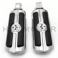 Chrome Gear Skull Footpeg for Victory Cross Roads (2018–2023)
