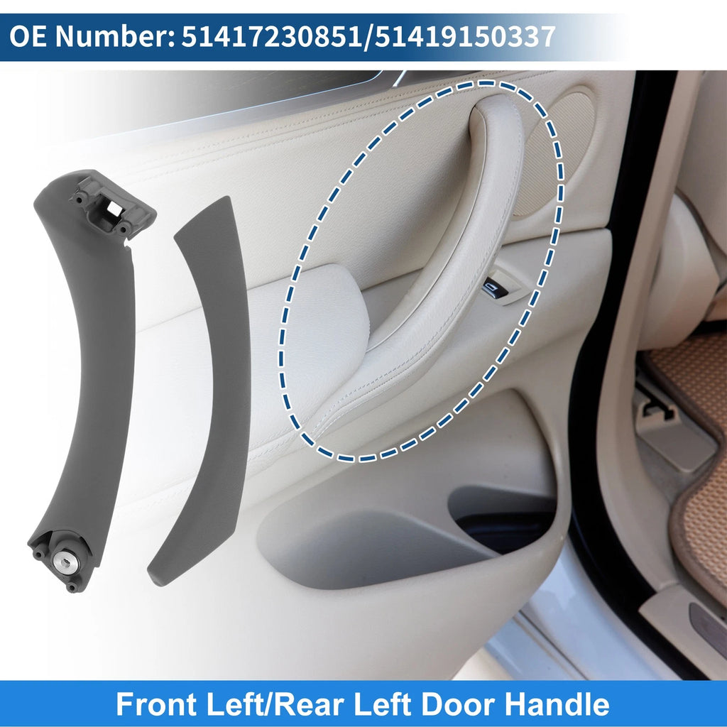 Inner Door Panel Handle for BMW 3 Series E90 E91 (2004–2012) No. 51417230851 Gray