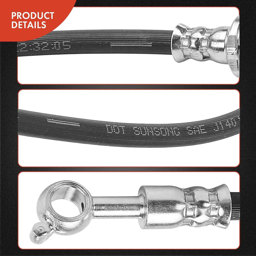 Rear Left Outer Brake Hydraulic Hose for Nissan NV1500 NV2500 (2012–2019)